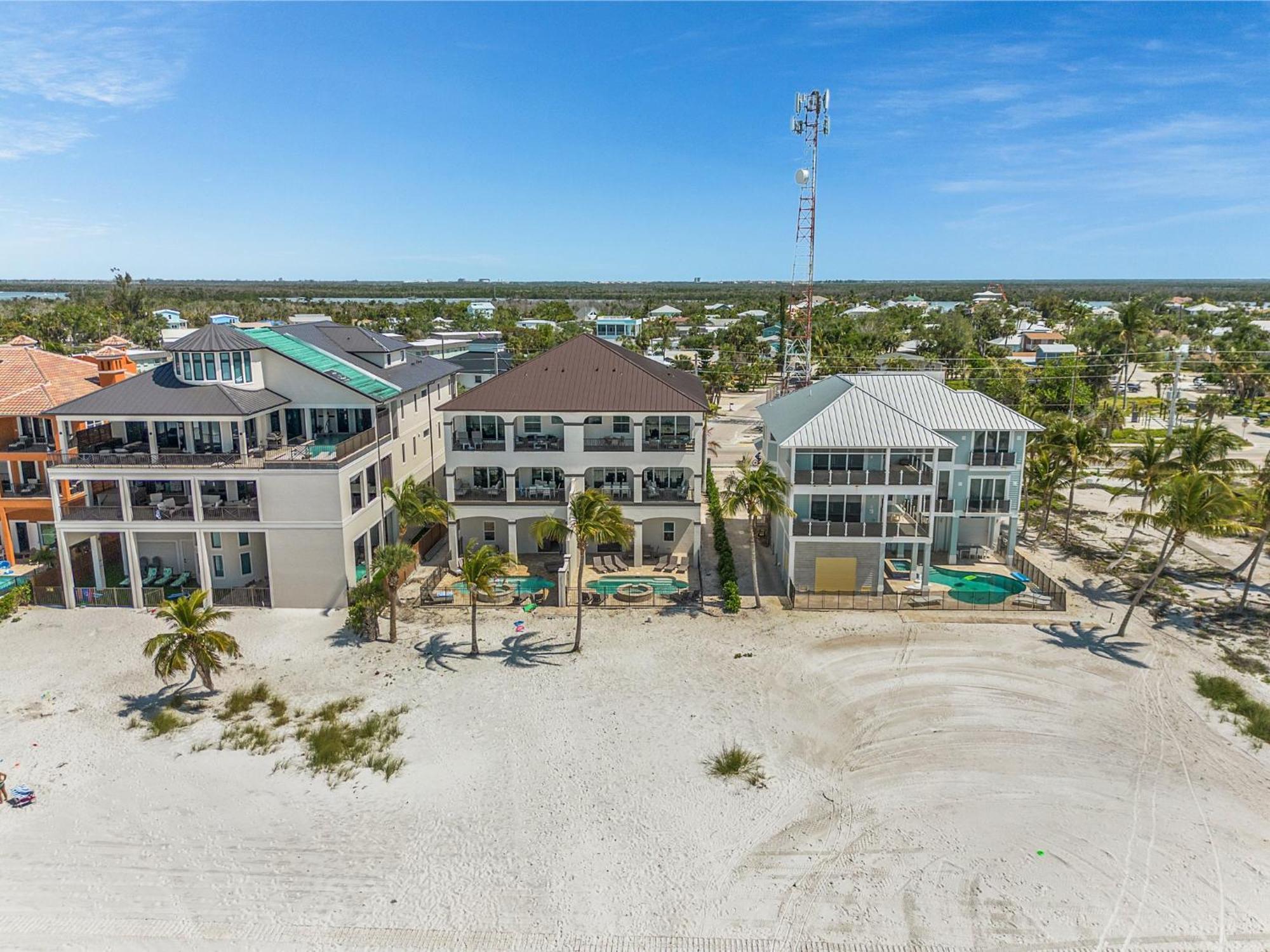 Gulf-Front 10Br Estate: Private Pools, Spas, Views Villa Fort Myers Beach Dış mekan fotoğraf